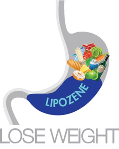 Bold blue text reading 'Lose Weight' in all caps with a metallic gradient effect and drop shadow, styled for promotional or marketing use.