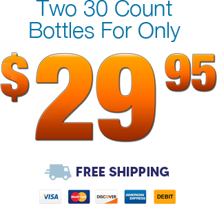 Promotional graphic displaying Lipozene pricing offer of $29.95 with bold yellow and white text on a blue background.